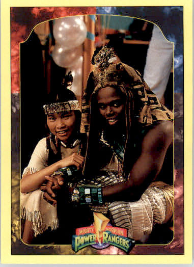 Zack & Trini - 1994 Collect-A-Card Mighty Morphin Power Rangers - #89