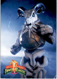 Robogoat - 1995 Collect-A-Card Power Rangers The New Season Hobby - #45