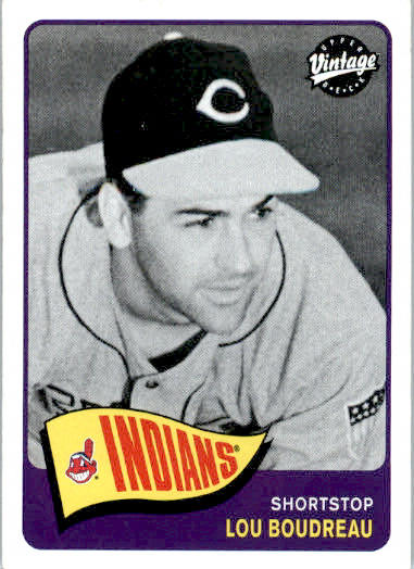 Lou Boudreau - 2003 Upper Deck Vintage - #103 - Baseball