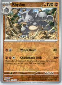 Rhydon - SV: Scarlet & Violet 151 - 112/165 - Reverse Holo NM