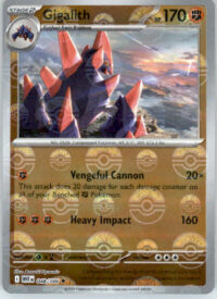 Gigalith - Poke Ball Pattern - SV: White Flare - 048/086 - Holo NM