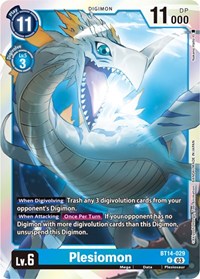 Plesiomon - Blast Ace - Foil NM