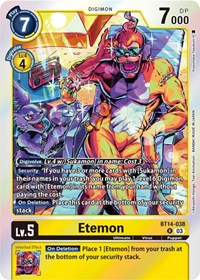 Etemon - Blast Ace - Foil NM