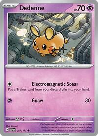Dedenne - SV08: Surging Sparks - NM