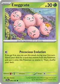 Exeggcute - 001/191 - SV08: Surging Sparks - NM