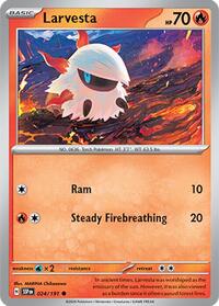 Larvesta - 024/191 - SV08: Surging Sparks - NM