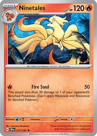 Ninetales - SV08: Surging Sparks - NM