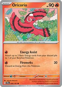 Oricorio - 026/191 - SV08: Surging Sparks - NM