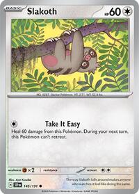 Slakoth - 145/191 - SV08: Surging Sparks - NM