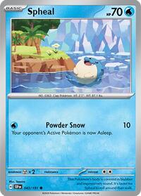 Spheal - 043/191 - SV08: Surging Sparks - NM