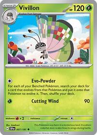 Vivillon - 007/191 - SV08: Surging Sparks - NM