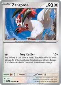 Zangoose - SV08: Surging Sparks - NM