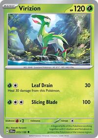 Virizion - SV09: Journey Together - NM