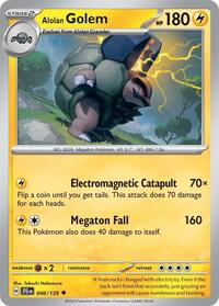 Alolan Golem - SV09: Journey Together - NM