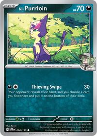 N's Purrloin - SV09: Journey Together - NM