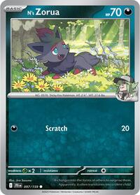 N's Zorua - SV09: Journey Together - NM