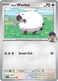 Hop's Wooloo - 135/159 - SV09: Journey Together - NM