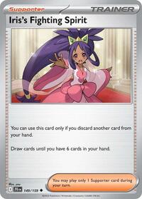 Iris's Fighting Spirit - 149/159 - SV09: Journey Together - NM