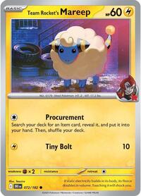 Team Rocket's Mareep - SV10: Destined Rivals - NM