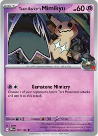 Team Rocket's Mimikyu - SV10: Destined Rivals - NM