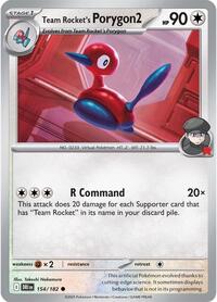 Team Rocket's Porygon2 - SV10: Destined Rivals - NM
