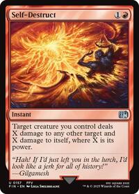 Self-Destruct - Final Fantasy - Foil NM