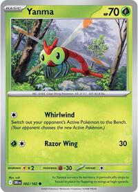 Yanma - 002/182 - SV10: Destined Rivals - NM
