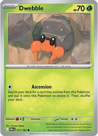 Dwebble - SV10: Destined Rivals - NM