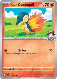 Ethan's Cyndaquil - SV10: Destined Rivals - NM