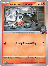 Team Rocket's Houndour - SV10: Destined Rivals - NM