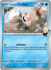 Cynthia's Feebas - SV10: Destined Rivals - NM