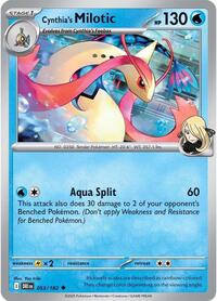 Cynthia's Milotic - SV10: Destined Rivals - NM