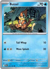 Buizel - SV10: Destined Rivals - NM