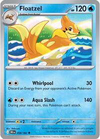 Floatzel - SV10: Destined Rivals - NM