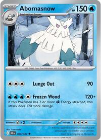 Abomasnow - SV10: Destined Rivals - NM