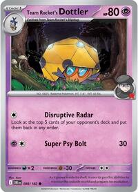 Team Rocket's Dottler - SV10: Destined Rivals - NM