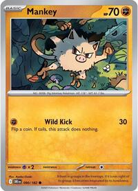 Mankey - SV10: Destined Rivals - NM