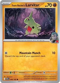 Team Rocket's Larvitar - SV10: Destined Rivals - NM