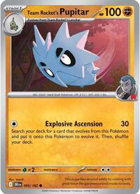Team Rocket's Pupitar - SV10: Destined Rivals - NM