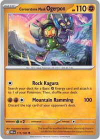 Cornerstone Mask Ogerpon - SV10: Destined Rivals - NM