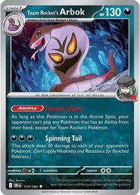 Team Rocket's Arbok - SV10: Destined Rivals - NM