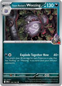 Team Rocket's Weezing - 126/182 - SV10: Destined Rivals - NM