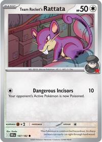 Team Rocket's Rattata - SV10: Destined Rivals - NM