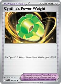 Cynthia's Power Weight - SV10: Destined Rivals - NM