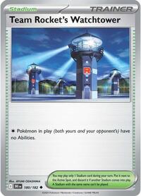 Team Rocket's Watchtower - SV10: Destined Rivals - NM