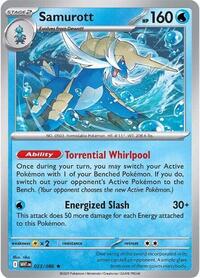 Samurott - SV: White Flare - Reverse Holo NM