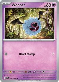 Woobat - SV: White Flare - NM
