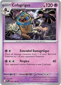 Cofagrigus - SV: White Flare - Reverse Holo NM