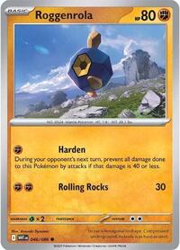 Roggenrola - SV: White Flare - NM