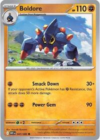 Boldore - SV: White Flare - NM